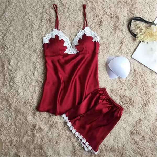 

fashion lace satin pijama summer nightwear for women lingerie pajamas pyjamas homewear, Blue;gray