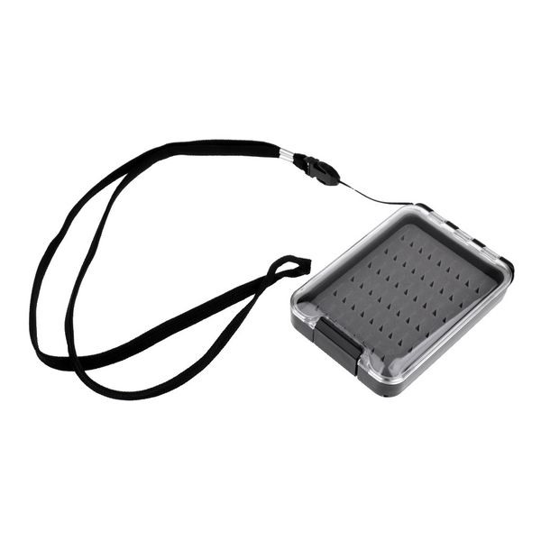 

two-sided waterproof fly box slit foam/easy grip foam fly fishing box