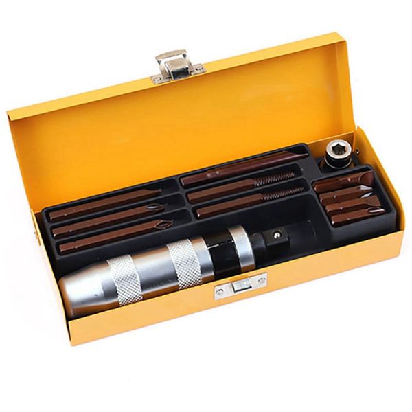 

abss-12 pcs impact screwdriver set industrial grade multifunctional screwdriver bits screw extractor for repairing driver set