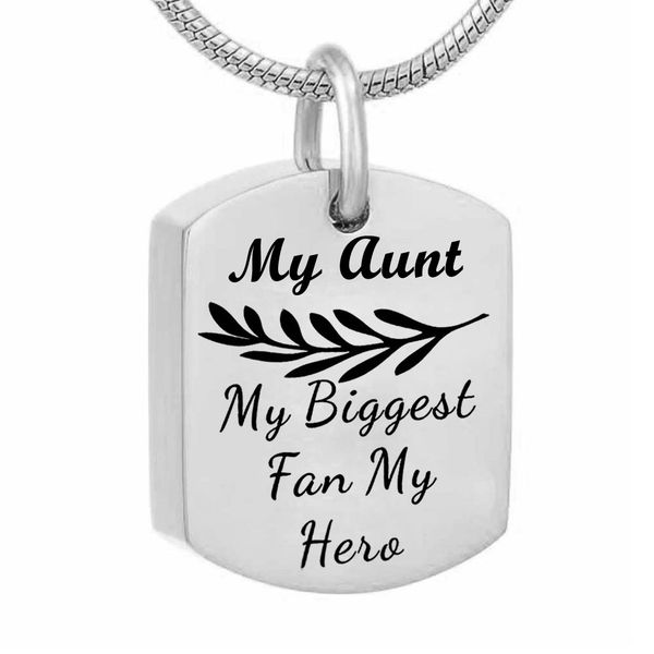 

cremation jewelry urn necklace with olive branch urn pendant memorial keepsake ashes holder square pendant(engraving), Silver