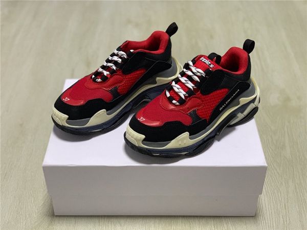 

paris home new autumn and winter women's thick-soled sneakers men's casual shoes couple wild fashion tide shoes many colors to cho, Black