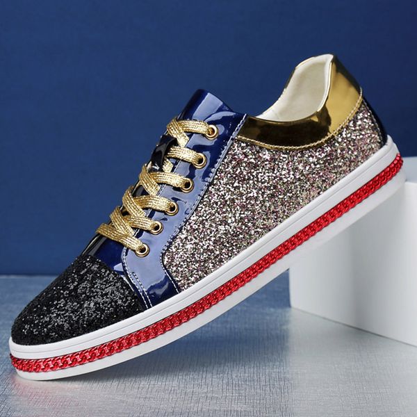 

2020 classic new men's board shoes large size 46 golden casual shoes business work flat comfortable brand designer drive, Black