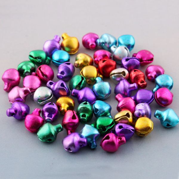 

100 шт. / лот рождественская елка украшения железа diy колокольчики для фестиваля партии рейв аксессуары новый год рождественские подарки