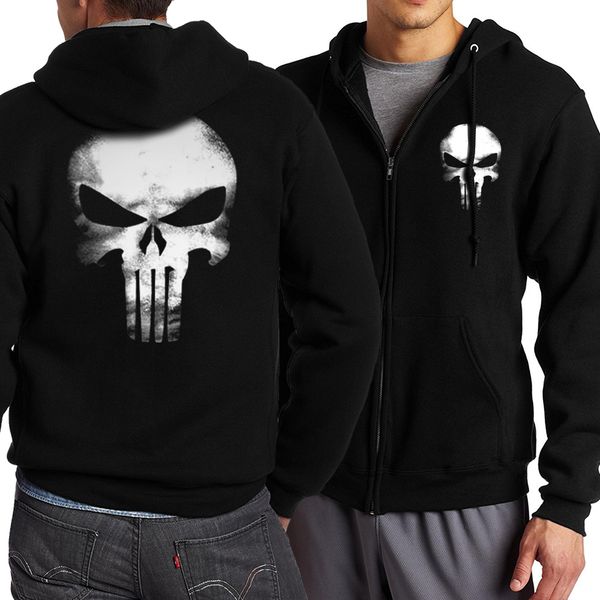 

2019 novelty funny long sleeve hoodies the harajuku fashion zipper kpop jackets men new arrival brand tracksuits spring autumn, Black