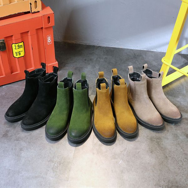 

женин лоджки маѬин коѬокие апоги 100% кожа коѬовей обђви модне девђки ђли Black;red