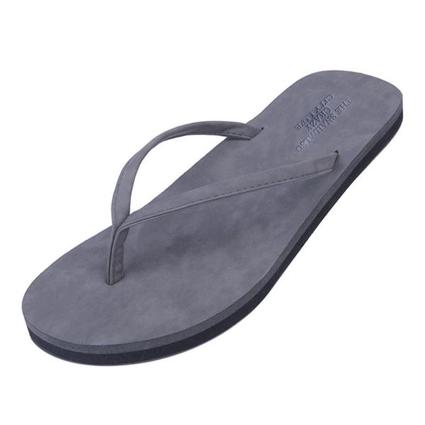 

summer slippers flip flops for women beach men's summer women's flip-flops slippers beach leisure shoes casual, Black
