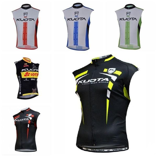 

2020 new 2020 kuota cycling jersey mtb bicycle clothes ropa ciclismo racing bike shirts riding wear men sleeveless vest sportswear 304517, Black;red