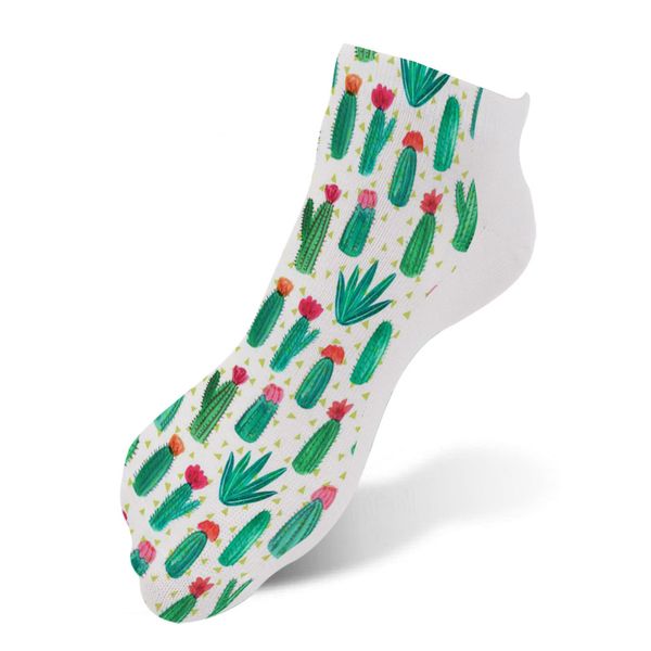 

fashion colorful happy socks women cartoon sloth plants soft breathable cotton short socks casual funny socks female 7zjq-zas02, Black;white