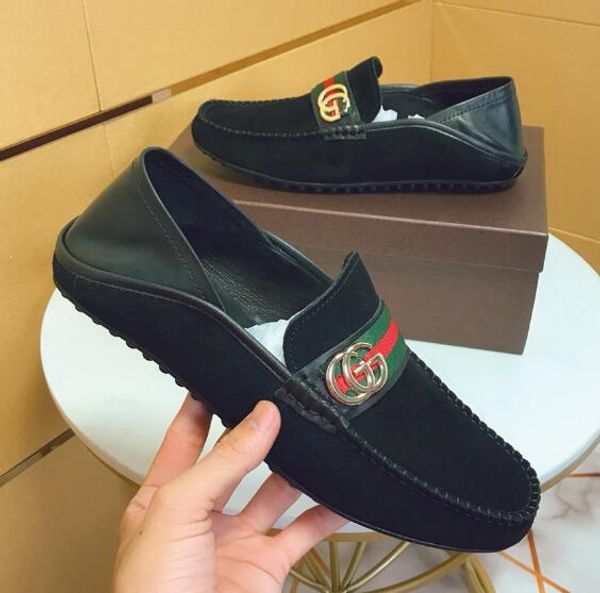 

2019 quality shoes green red white snake leather web sneaker brands men women casual ace shoes size35-46, Black