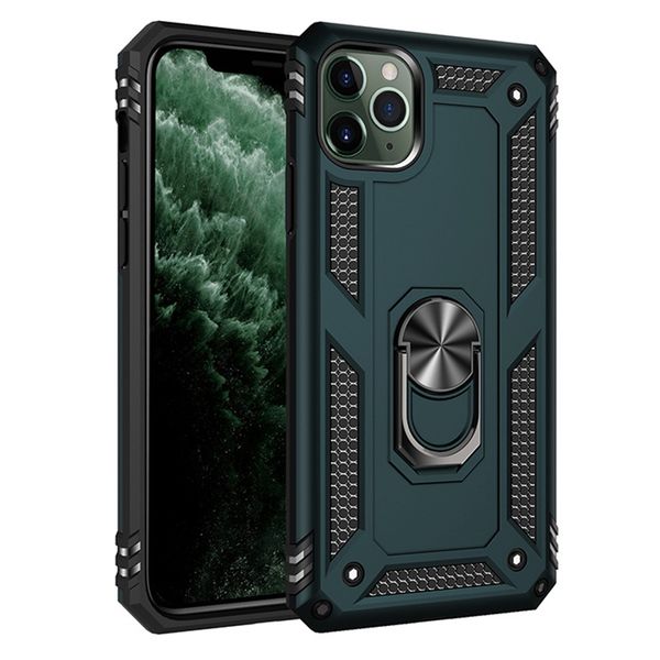 

роскошные чехлы для телефонов для iphone 11/11 pro с поворотом на 360 градусов встроенный палец кольцо ручка подставка для магнитного крепле