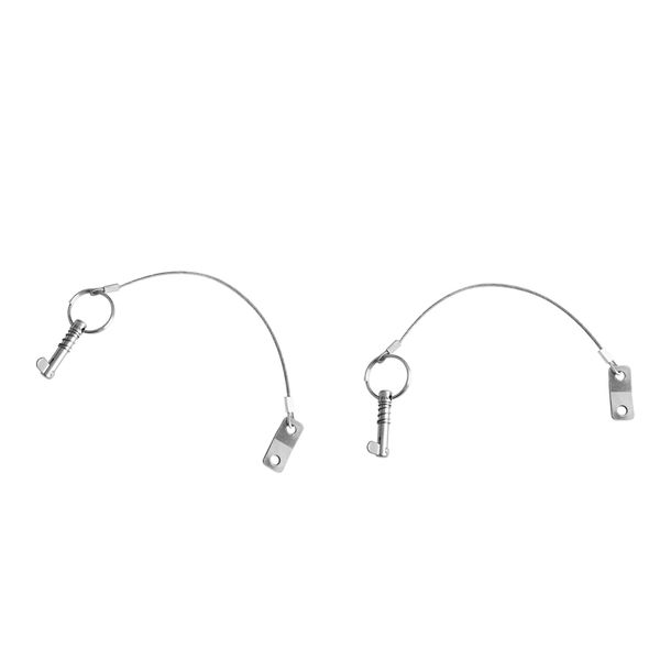 

1 pair of stainless steel quick release clamps for bimini hinges