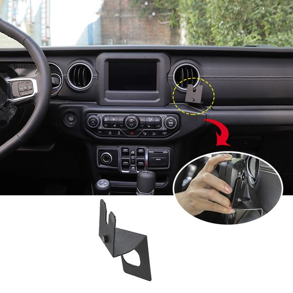 

car black walkie talkie bracket for jeep wrangler jl 2018 factory outlet high quatlity auto internal accessories