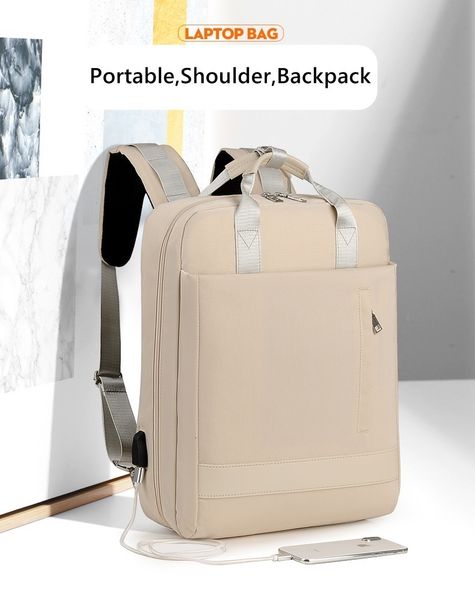 

large capacity men waterproof nylon bag women 15.6 inch lapbackpack with charging port school bags for teenage girl boy 2019
