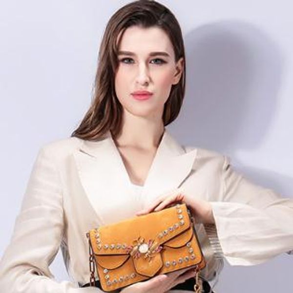 

2019 new nubuck leather shoulder bag for womenaaa328