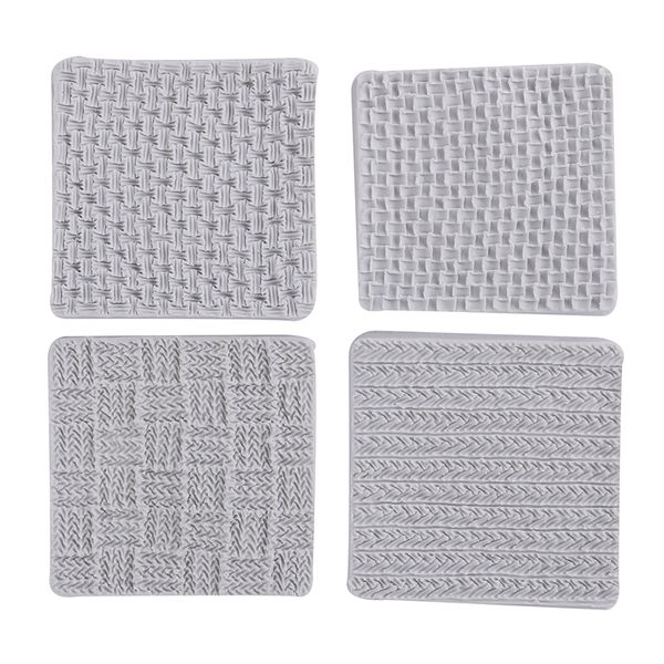 

4styles knitting silicone cake mold cake decorating tools baby fondant mold gum paste cupcake soap mould