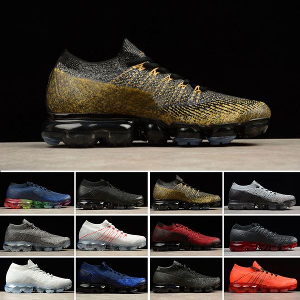 

summer new style fly 2.0 running shoes for men and women size 36-45 black white red blue pink gray 11 colors