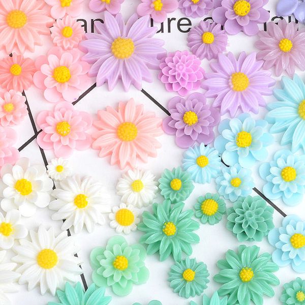 2019 Resin Daisy Beads Diy Phone Accessories Nail Decor Craft Suplies Jewelry Home Room Decor Arts And Crafts From Daoqing 5 05 Dhgate Com