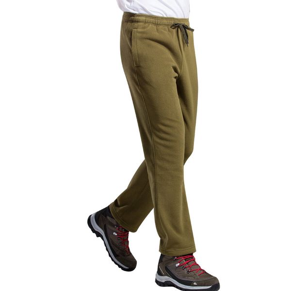 

men hiking pants fleece thicken outdoor trousers waterproof windproof thermal for camping ski climbing hiking trousers, Black;green