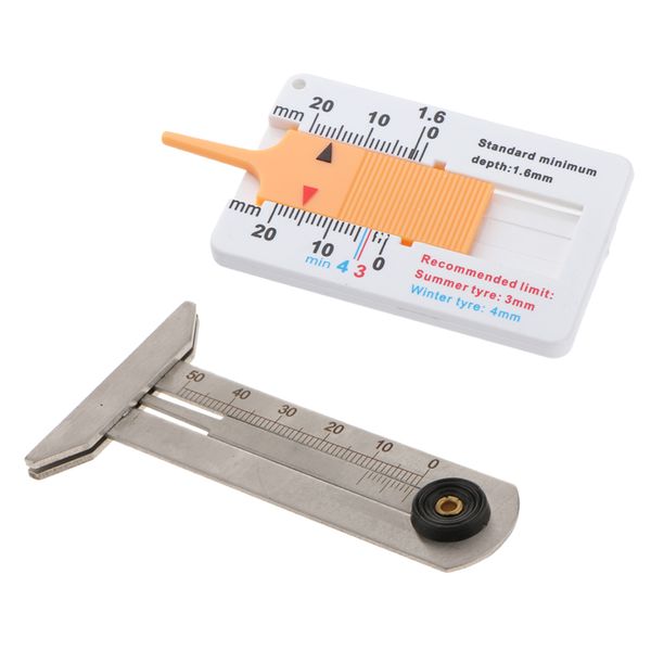 

tire tread depth gauge keyring tire depth car wheel dimension new 50mm / 20mm