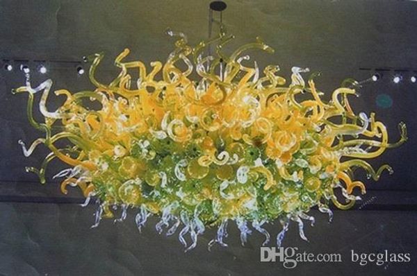 

100% handmade blown glass chandeliers lighting ac 110v led bulbs custom made chihuly style murano glass chandelier for l decor