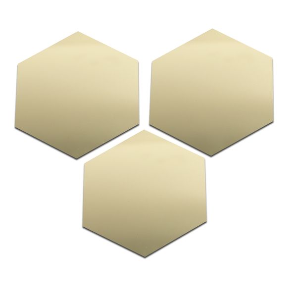 

12pcs shiny crystal hexagon wall stickers home decoration