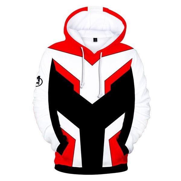 

cloudstyle 2019 3d cosplay men hoodies iron man casual men hoodies moveis red hooded sweatshirts customize s-5xl, Black