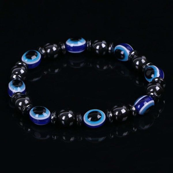 

blue-eyed magnet bracelet natural stone bracelet for men and women, Black