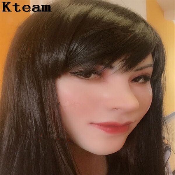 

grade silicone mask artificial realistic skin may mask latex cosplay for crossdresser transgender male shemale drag queen
