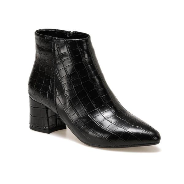 

flo alicante black female high-heeled boots butigo