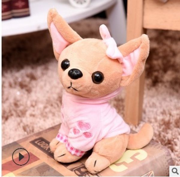 

five colors new small vest chihuahua dog stuffed plush toy children birthday toy