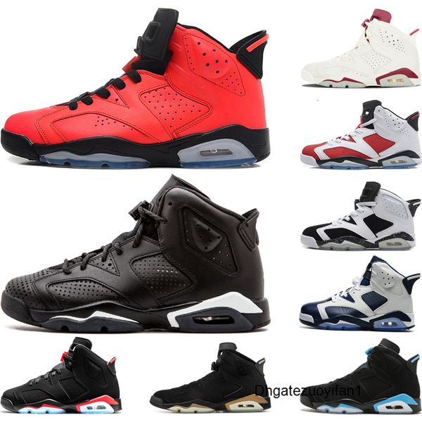 

2020 men angry bull black cat basketball shoes 6s olympic unc alternat sports sneakers 3m 6s reflective infrared footwear outdoor athletics