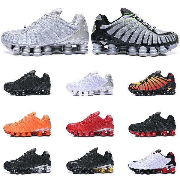 

2020 new arrival tl men running shoes triple black white pure platinum clay orange sunrise lime blast trainers sport sneaker size 40-46, White;red