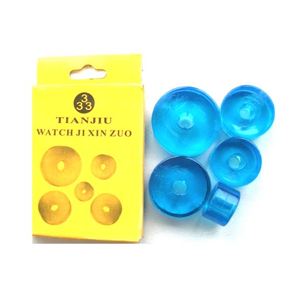 

5pcs/lot assort size rubber watch movement holder watches tools for watchmakers