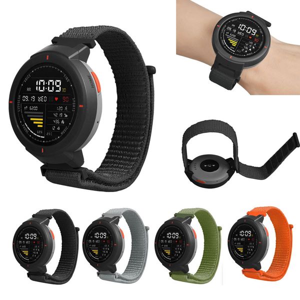 

replacement nylon sport loop wrist band strap for huami / verge watch wearable devices relogios drop shopping