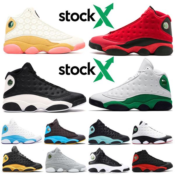 

stock x 13 13s basketball shoes reverse he got game island green flint phantom bred cp3 mens shoes trainers sneakers 7-13