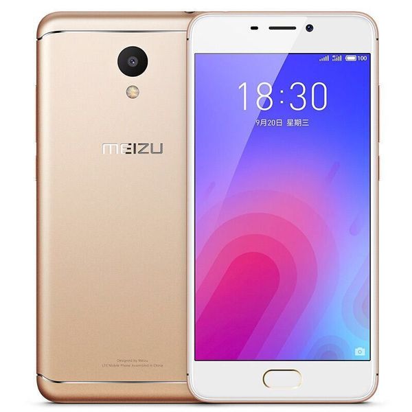 Оригинал Meizu Мэйлань 6 LTE сотового телефона 4G с 3 ГБ оперативной памяти 32 ГБ ROM MT6750 восьмиядерный Android 5,2 дюйма и 13.0 MP отпечатков пальцев ID смарт-мобильный телефон