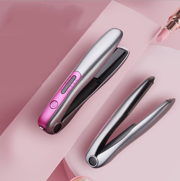 2019 Usb Travel Hair Straightener With Brush Mini Hair Brush