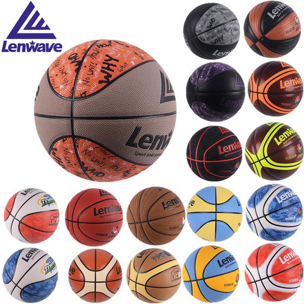 17 дизайнов Высокое качество Официальный размер 5 6 7 PU кожаные баскетбольные мячи оптом розничный баскетбол бесплатно с чистой сумкой + иглы
