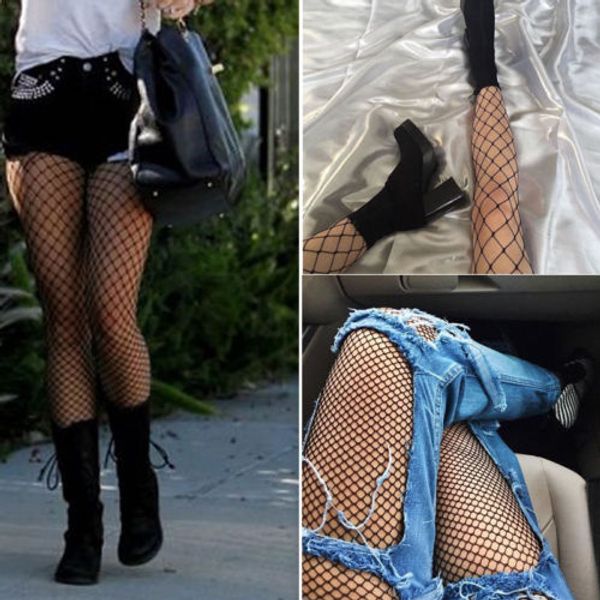 

2018 new fashion women crystal rhinestone fishnet elastic stockings fish net tights pantyhose sell, Black;white