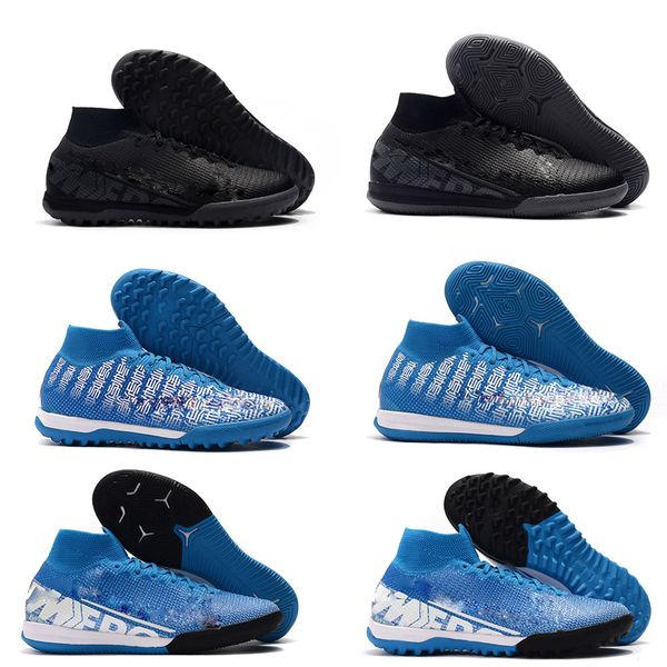 

new mens soccer shoes neymar indoor soccer cleats mercurial superfly 7 vii 360 elite ic tf grass spike soccer shoes us6.5-11