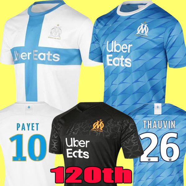 

2019 Olympique de Marseille BALOTELLI Soccer jerseys 2020 Maillot De Foot PAYET L.GUSTAVO THAUVIN 18 19 20 OM Home 2018 Kit Football shirts