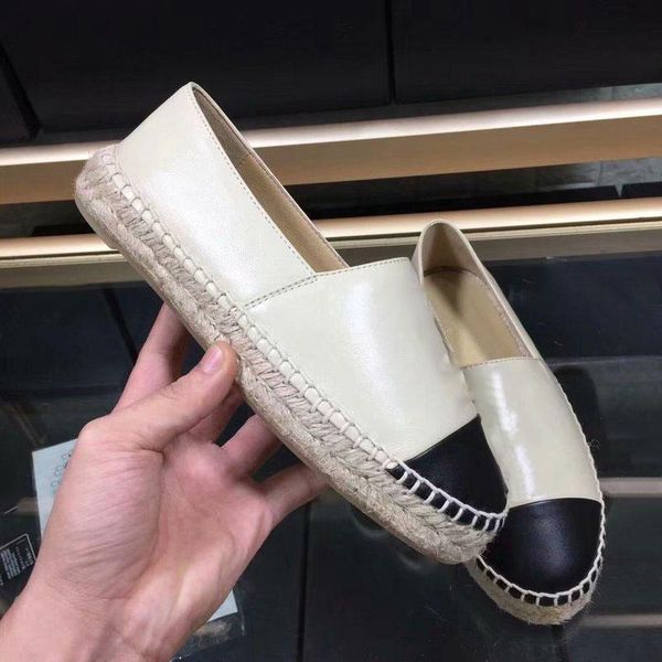 

new рыболова обувь espadrilles овчины лучшие качества женщины плоские туфли мода beanie женщин толстым дном случайные холст обувь, Black