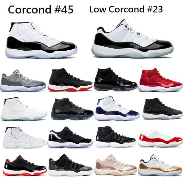 

11 concord xi mens basketball shoes platinum tint cap and gown gym red bred barons space jams 11 mens sports sneakers designer trainers