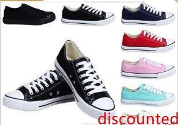 

new size 35-46 new low-& high-women's men's star canvas shoes 13 colors laced up casual shoes sneaker shoes retail