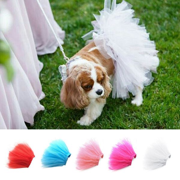 

pet dress, dog gauze tutu dress skirt pet dog cat princess clothes apparel
