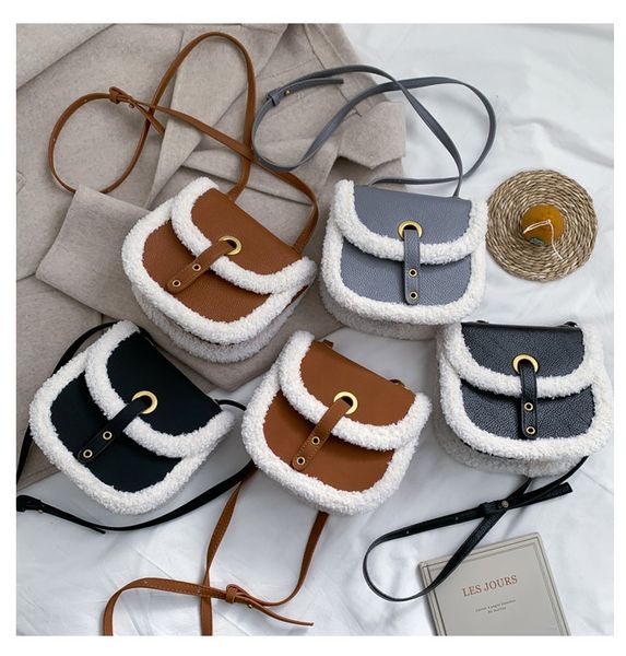 

hifuar 2020 new scrub crossbody bags for women winter cashmere design shoulder messenger bags female handbags and purse