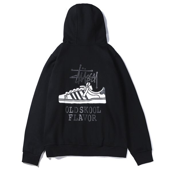 

stussys классического бренд мужского свитера качества дизайнера высокой моды роскоши перемычка новая продажи печатного свитер тенденция поль, Black