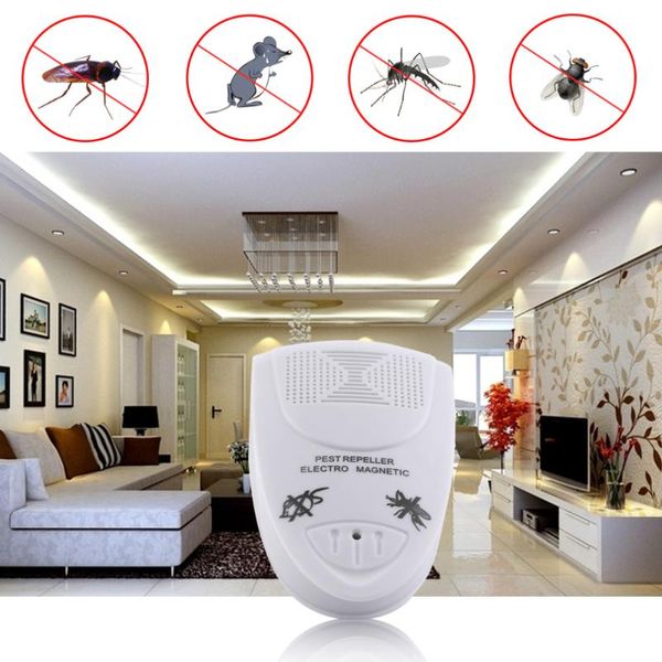 

1pcs professional electronic ultrasonic rat mouse repellent indoor anti mosquito insect pest killer repeller us/eu plug
