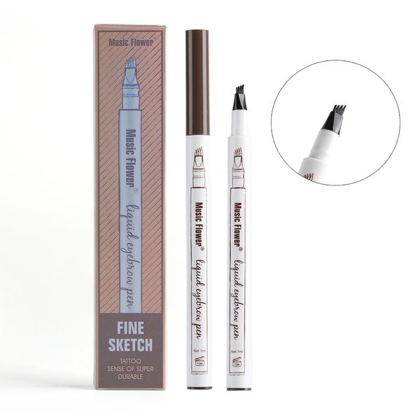 

microblading eyebrow tattoo pen waterproof eye makeup 3 colors easy use eyebrow pen deep color pencil drop ship