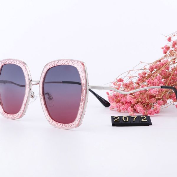 

luxury sunglasses polarized sunglasses womens vacation glasses tr-90 frame essential 2072 fashion lady 5 travel designer lenses colors cxnb, White;black